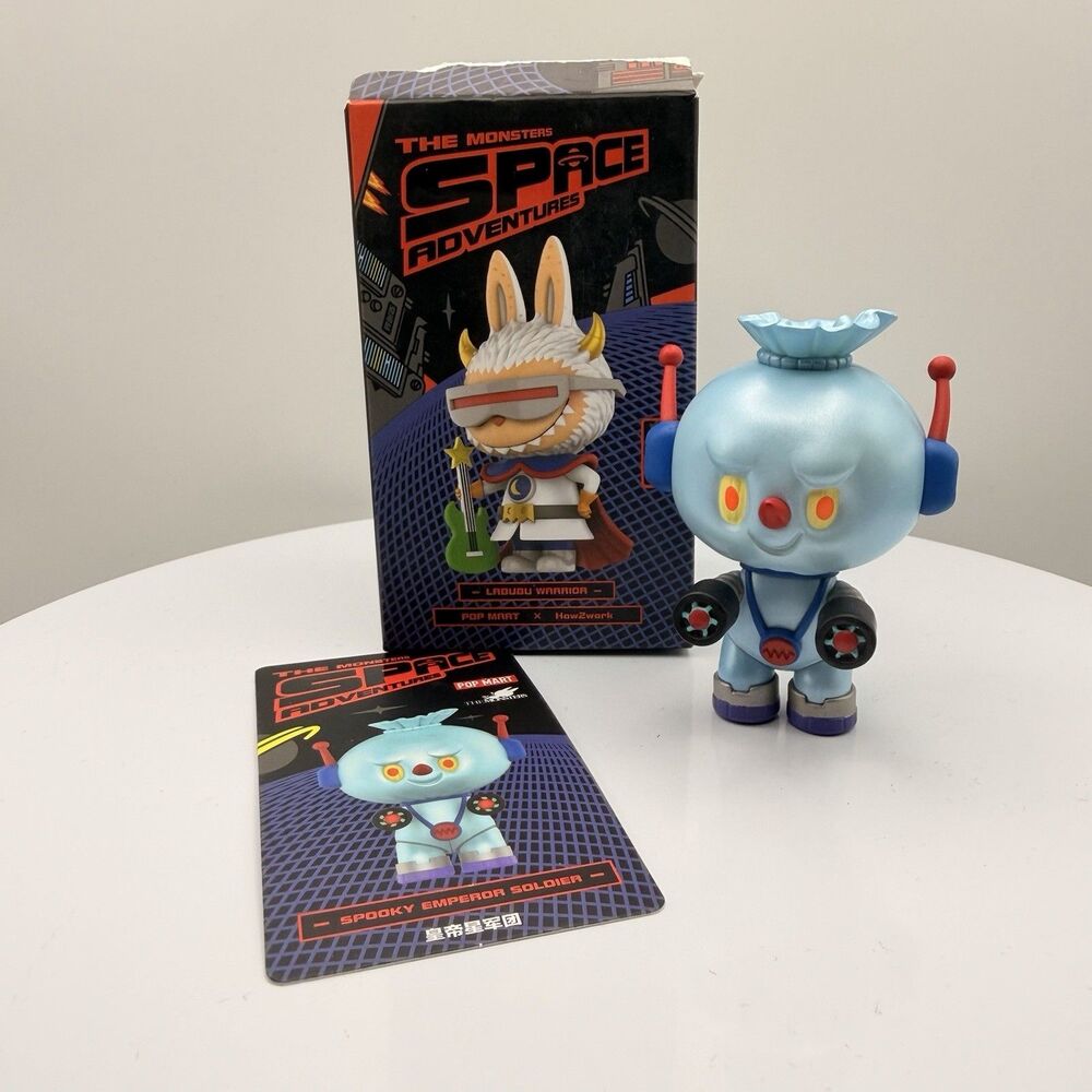 POP MART THE MONSTERS Space Adventures Series Labubu Spooky Emperor Soldier